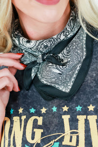 Stage Ready Scarf In Black
