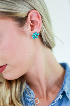Rodeo In The City Turquoise Studs