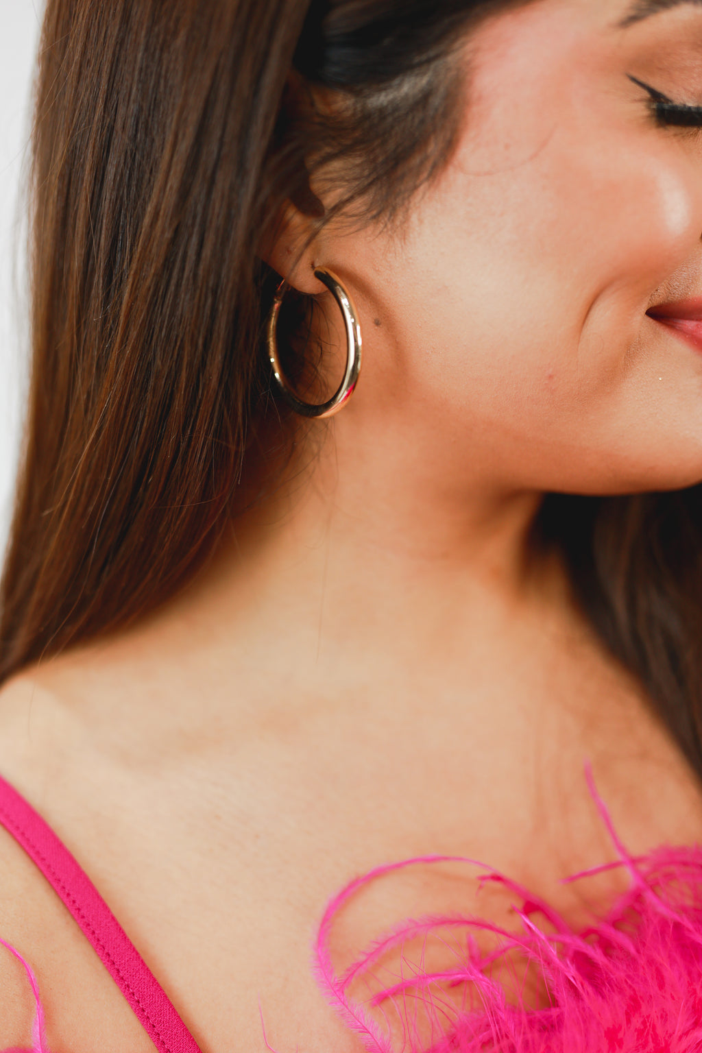 Independent Woman Earrings In Gold