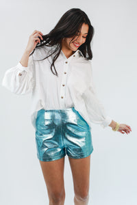 The Libby Faux Leather Shorts