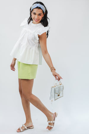 Boss Attire Shorts In Lime