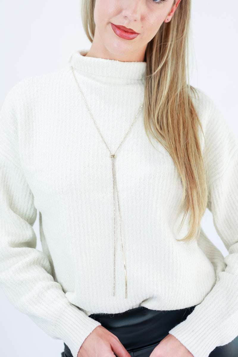 Camping Retreat Sweater In Ivory