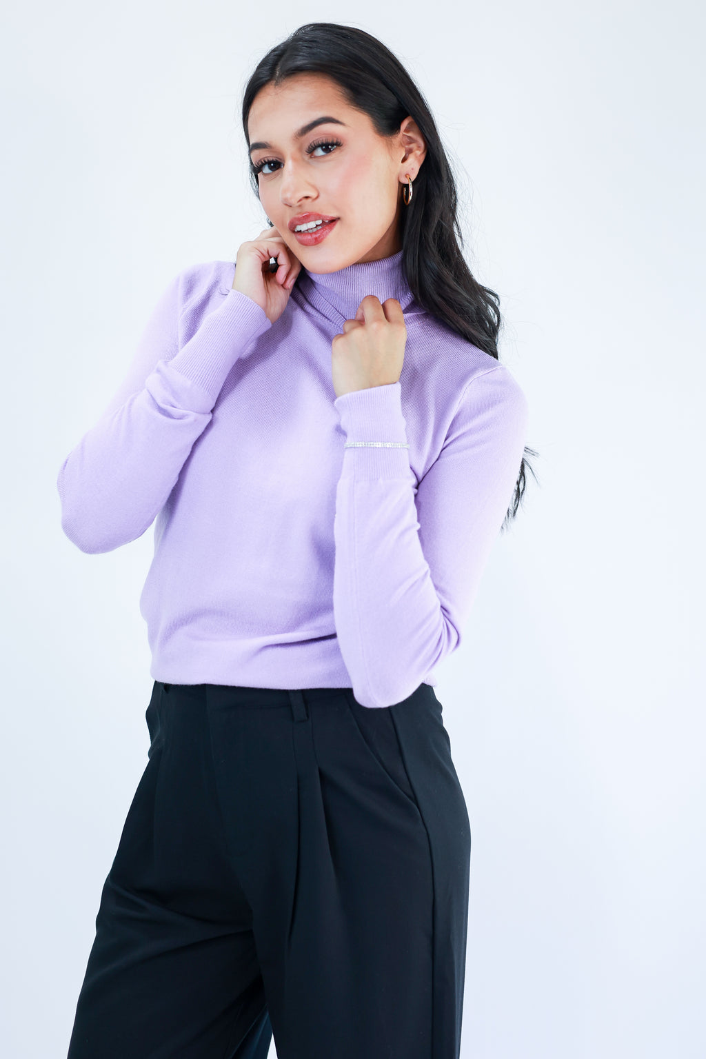Chasing You Sweater In Lavender