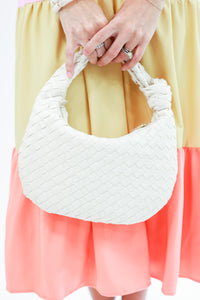 Extra Blessed Woven Bag In Ivory
