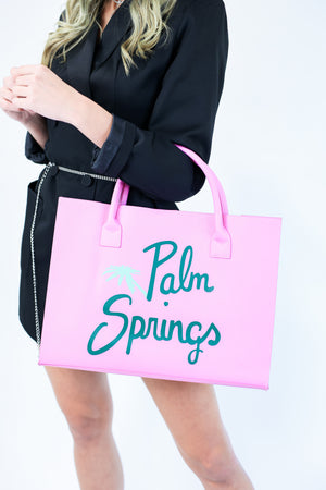Palm Springs Tote In Pink