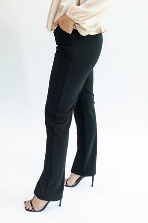 The Rylie High Waist Pants In Black