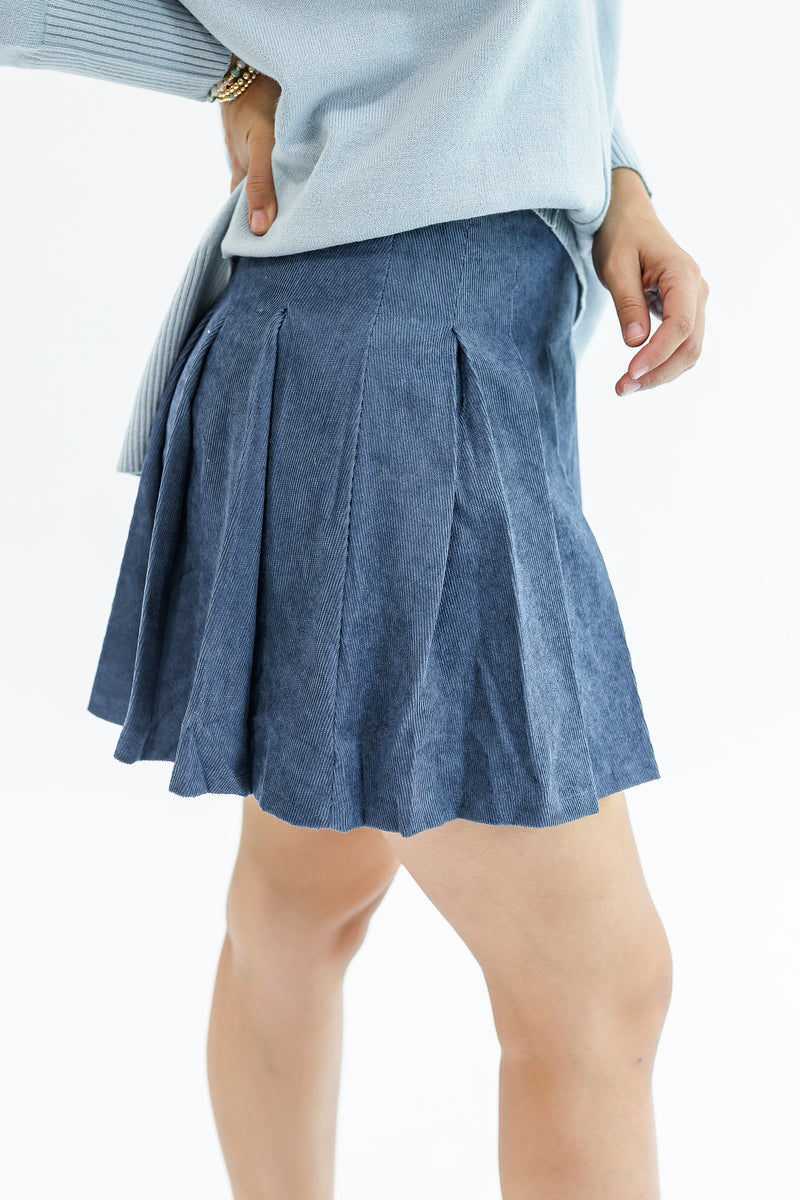 Stay On Standby Tennis Skort In Teal