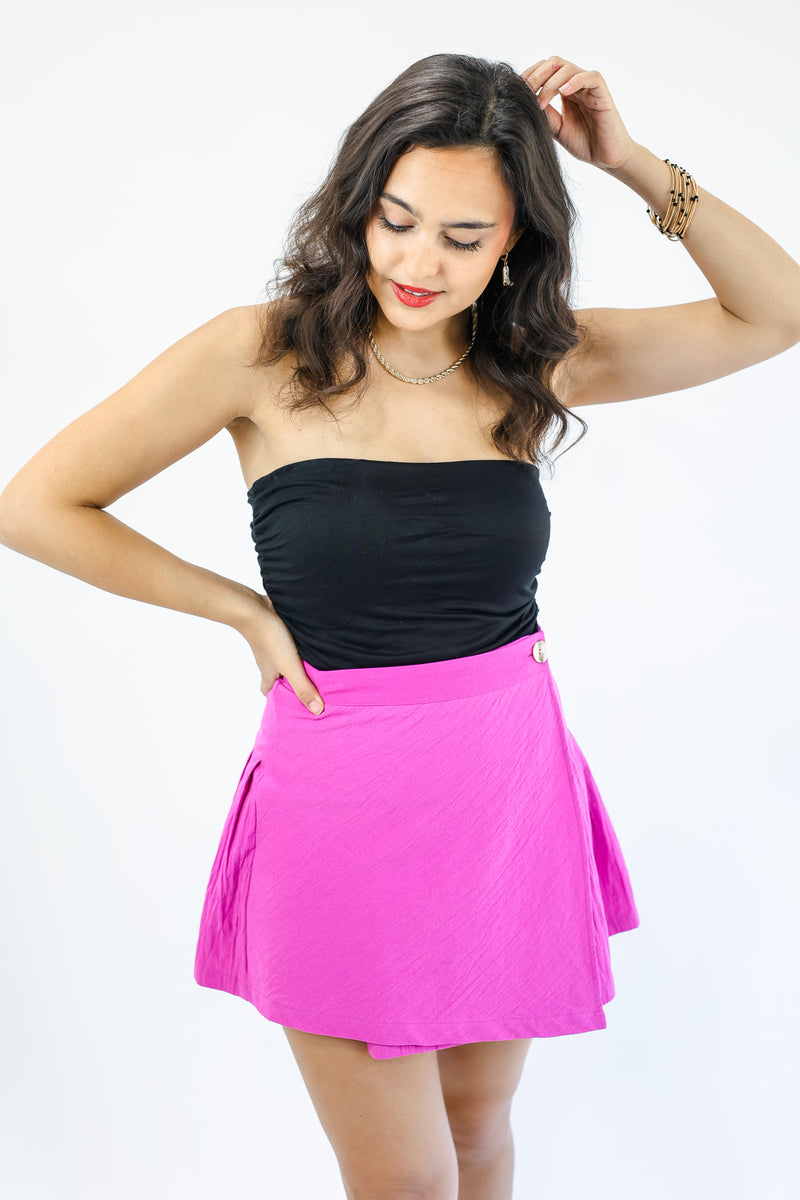 Easy Sunny Days Tennis Skirt In Orchid