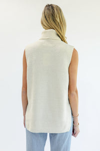 It's A Girl Thing Sweater Top In Cream