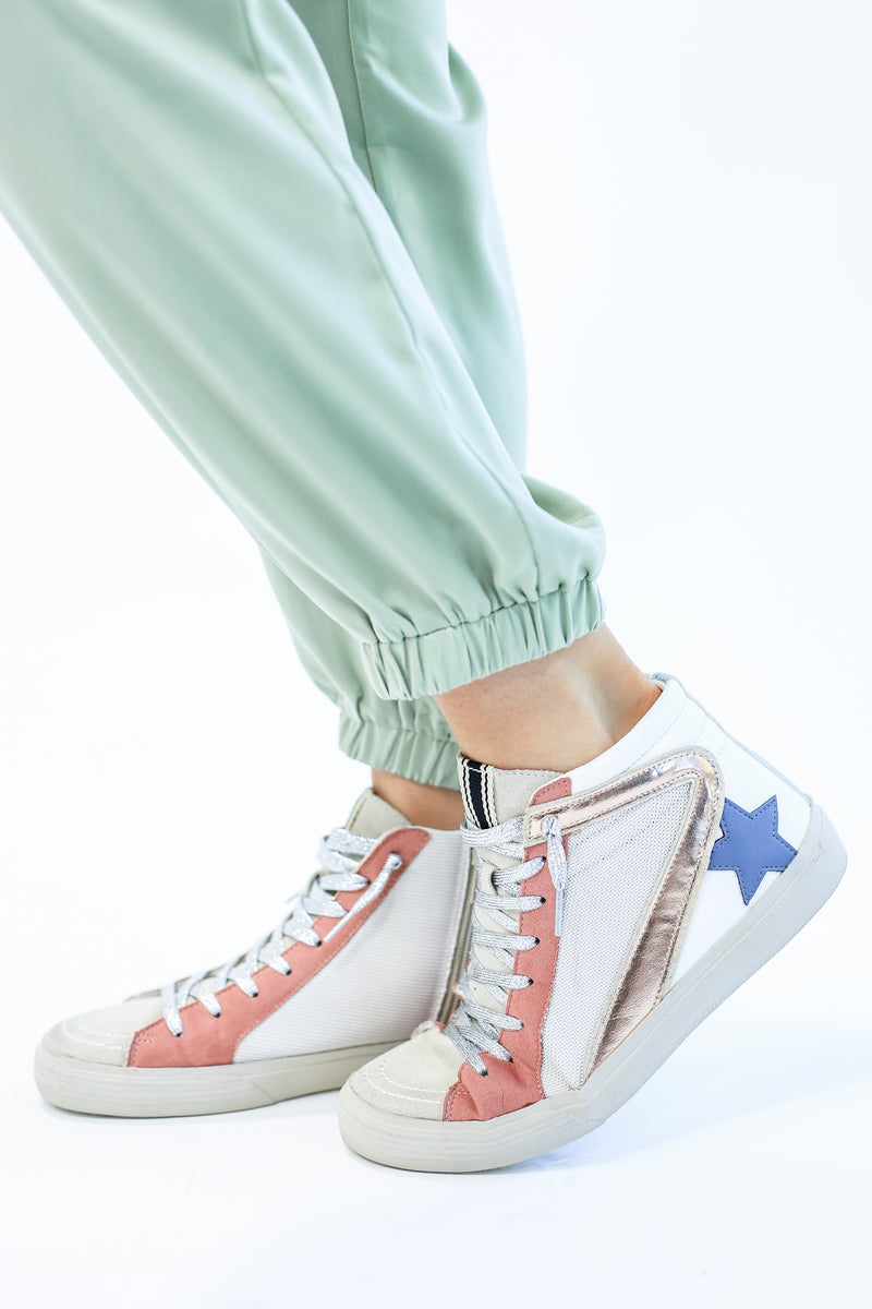 The Roxanne High Top In Mauve by Shu Shop