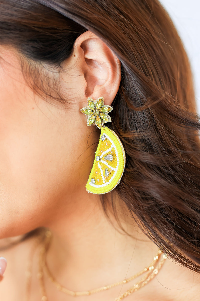 The Lemon Wedge Earrings