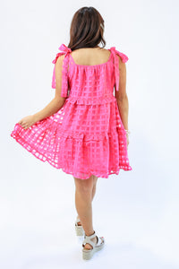 Mexico Bound Dress In Hot Pink