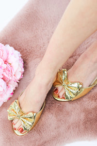 The Veronica Sandal In Gold