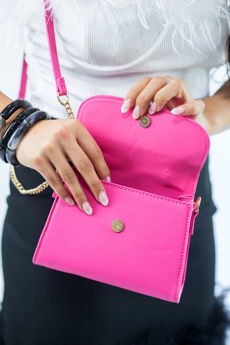 Really Into You Crossbody In Pink