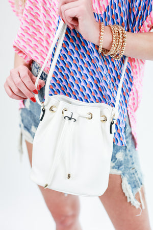 Keen On You Bucket Bag In White