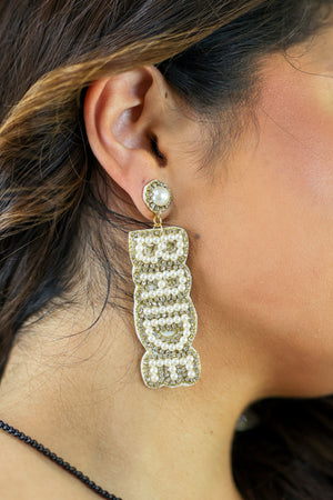 BRIDE Earrings In Pearl