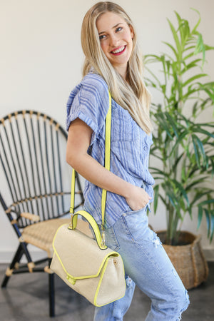 In The Moment Tote In Yellow