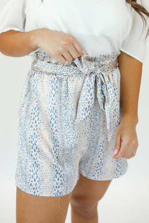 Beauty Edit Spotted Shorts In Blush