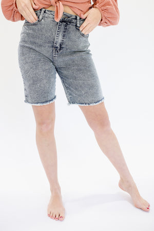 The Becca High Waist Denim Shorts