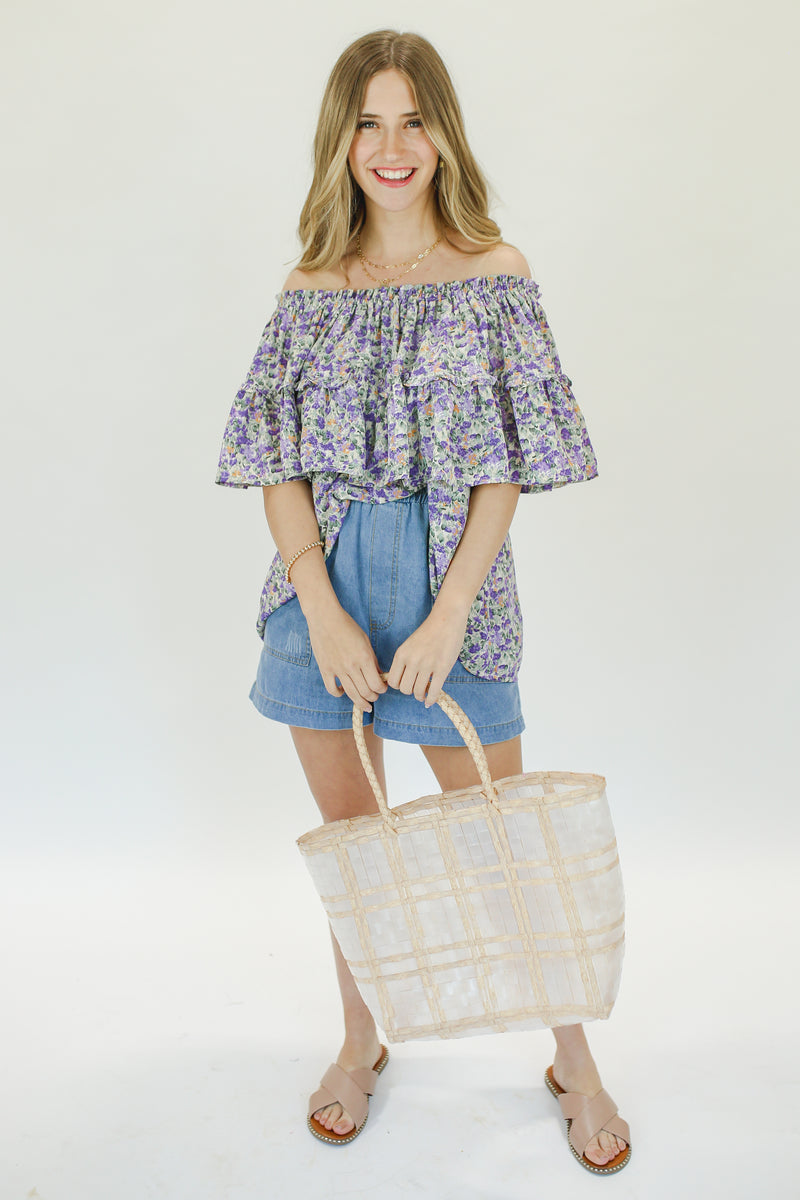 Take On Vacay Woven Tote