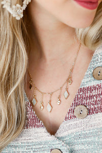Neutral Perfection Necklace In Gold