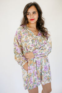 Spring Into Bliss Floral Shift Dress