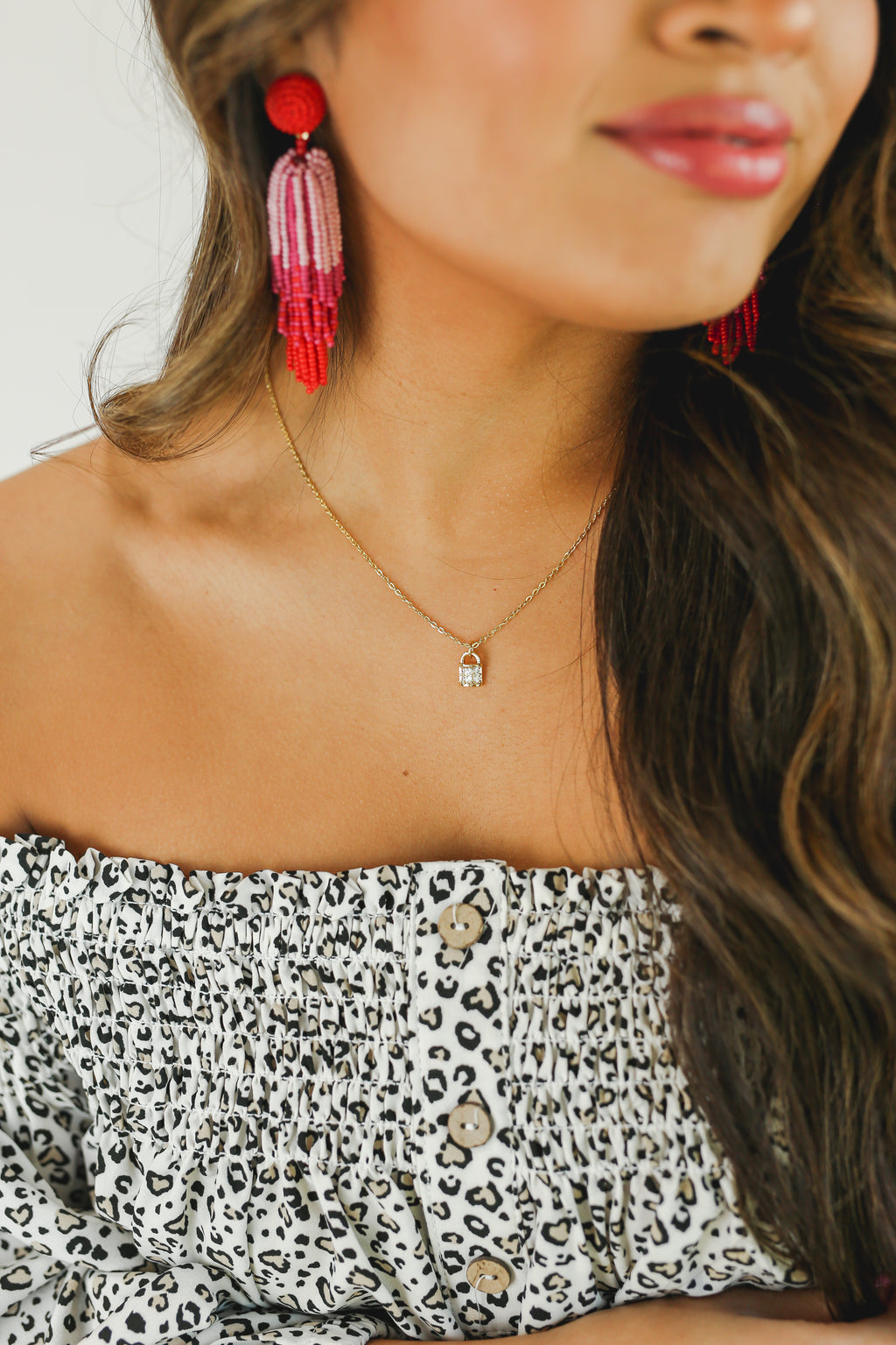 Dainty Lock Necklace By BOHO Babes